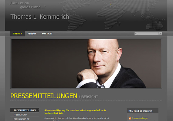 Copyright © by NT.AG  / / /  Konzeption und Gestaltung der Internetpräsenz  / /  Implementierung auf Basis des CMS TYPO3  / /  Contentaufbereitung und redaktionelle Unterstützung<br>www.thomas-kemmerich.com