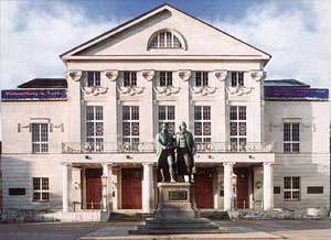 Das Nationaltheater in Weimar